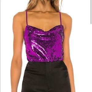 Revolve In My Eyes Bodysuit in Ultraviolet